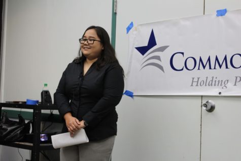 Corie Tanida, from Common Cause Hawaii, is an advocate of automatic voter registration who spoke at a press conference on Saturday, September 10.