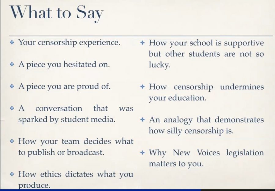 Tips for New Voices testimony in support of the Hawaii Student Journalism Protection Act